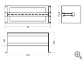 PPółka Rack DIN-3 4U Q-Fiber